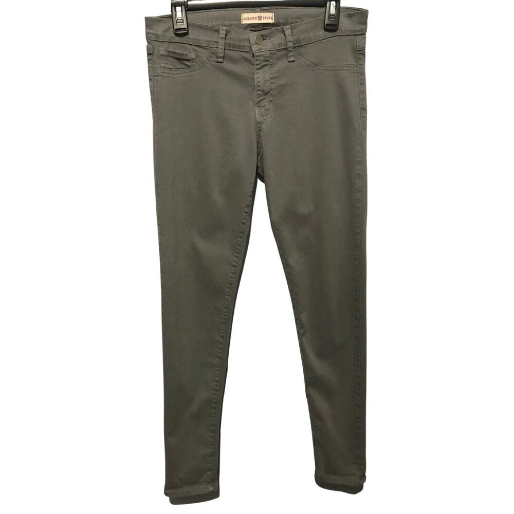 Altar'd State Grey Stretch Jeans Pants Size 30 Waist Made In USA